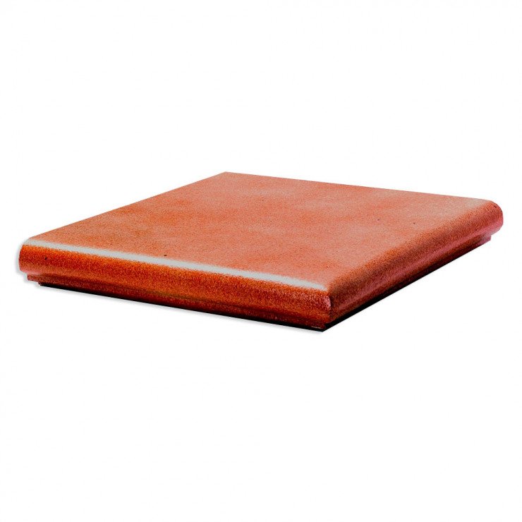 Trappeklinker Hjørne Viken Klassik Terracotta Glaserad Ler Mat 33x33 cm-0